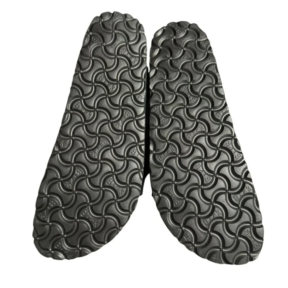 Birkenstock Florida Black Patent Womens Sandal Birko-Flor Narrow, Size 37 NWB - Picture 8 of 10